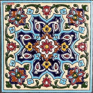 میناکاری کاشی هفت رنگ