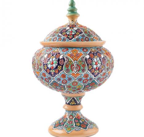 خرید بهترین شکلات خوری سفالی رنگی