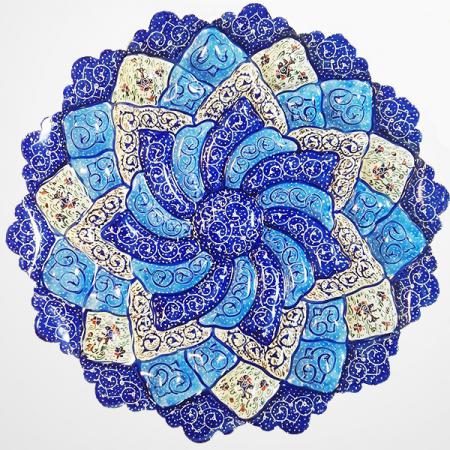 مشخصات بشقاب سفالی میناکاری