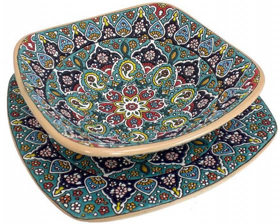 مشخصات ظرف سفالی نقاشی شده